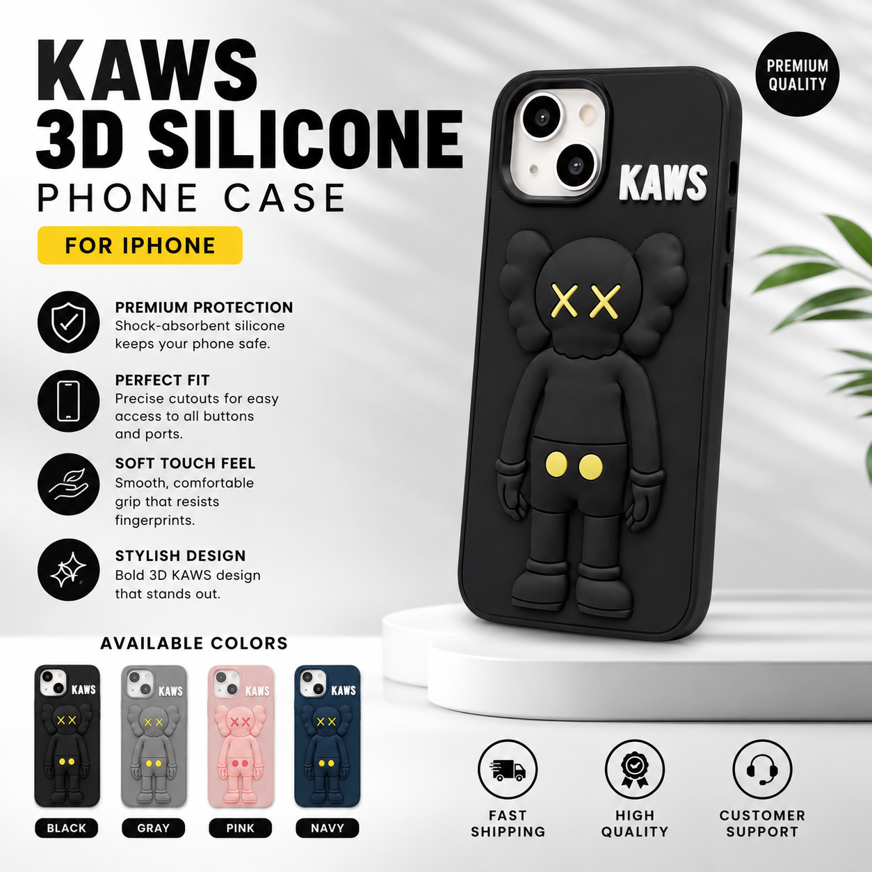 (KAWS)iPhone case any size